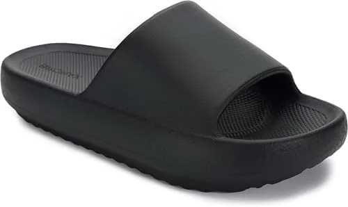 bronax arch support slides for women and men 105 115 w 9 10 m black